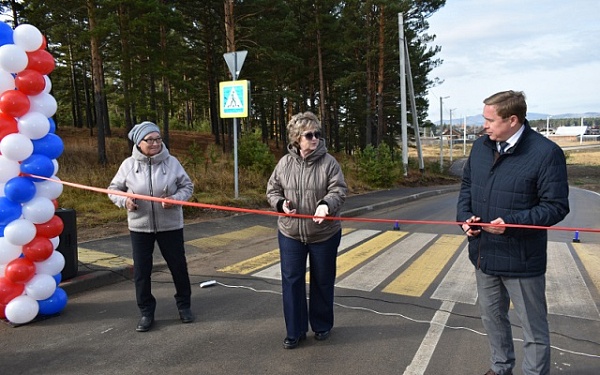 В Бурятии в селе Турунтаево торжественно открыли обновлённую улицу Российскую