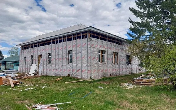В Тункинском районе продолжается капремонт двух зданий Шимкинской школы-интерната