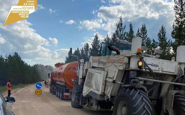 В Заиграевском районе Бурятии продолжается ремонт автодороги Улан-Удэ-Заиграево-Кижинга-Хоринск