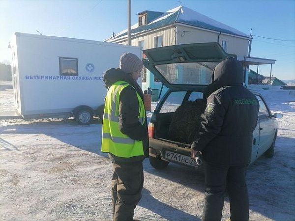 В Бурятии при работе ветеринарных постов задержано более 7 тонн продукции животного происхождения