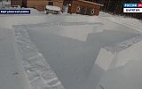 фото На Байкале появился снежный лабиринт