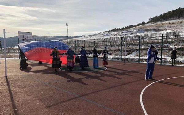 В Мухоршибирском районе открыты новые спортплощадка и футбольное поле
