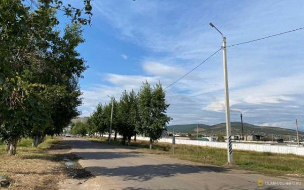 В отдалённом районе Улан-Удэ появилось уличное освещение