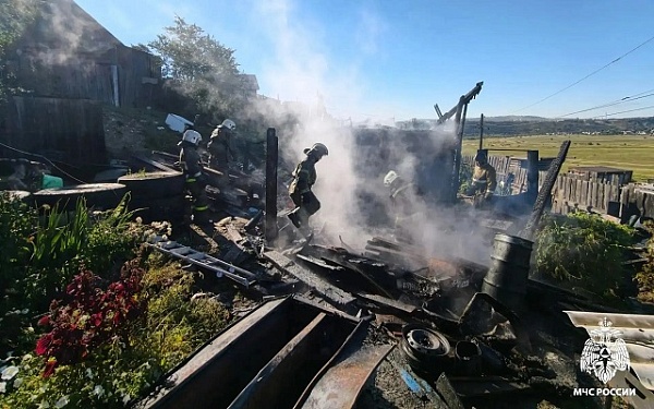 В Бурятии за сутки пожарные подразделения реагировали на 6 возгораний