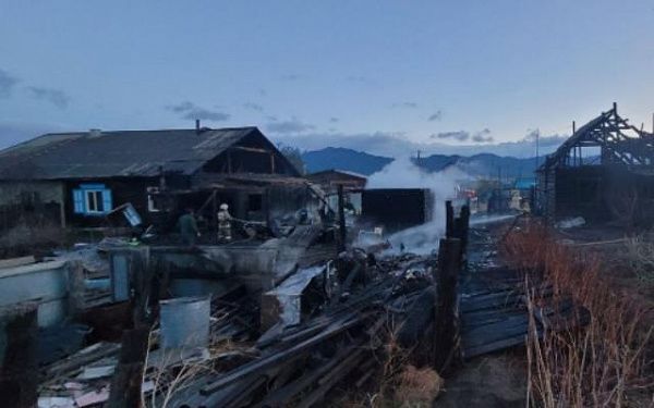 В отдаленных районах Бурятии горели жилые дома