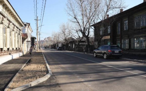 В Улан-Удэ отремонтировали улицу, ведущую к купеческим усадьбам