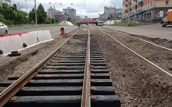 В Улан-Удэ ремонт трамвайных путей вышел на финишную прямую