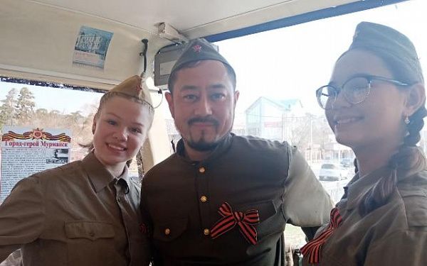 Трамвай Победы проехал по Улан-Удэ