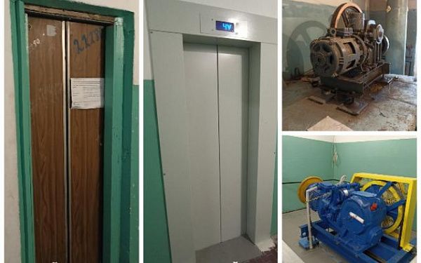В Улан-Удэ в двух домах заменили лифты