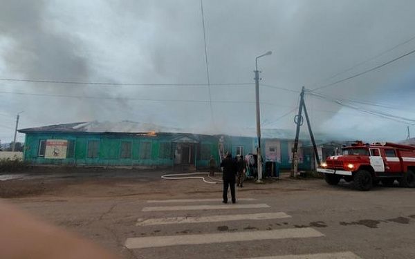 Сгоревший магазин в районе Бурятии будет восстановлен
