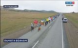 Непоколебимые участники велопробега "Километры победы - За мир без нацизма" не поддались ни ветру, ни дождю