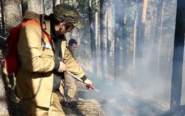 В Бурятии тушат два лесных пожара
