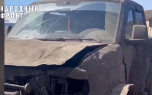 Бойцы мотострелковой бригады из Бурятии показали после боёв свой автомобиль