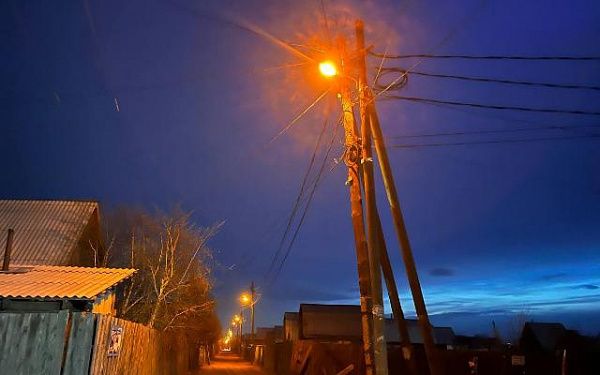 В Улан-Удэ появилось уличное освещение в местах, где его никогда не было