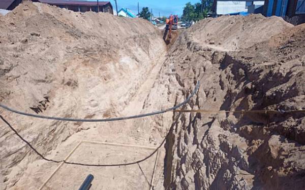 В одном из сел Прибайкальского района началось строительство сетей водоснабжения