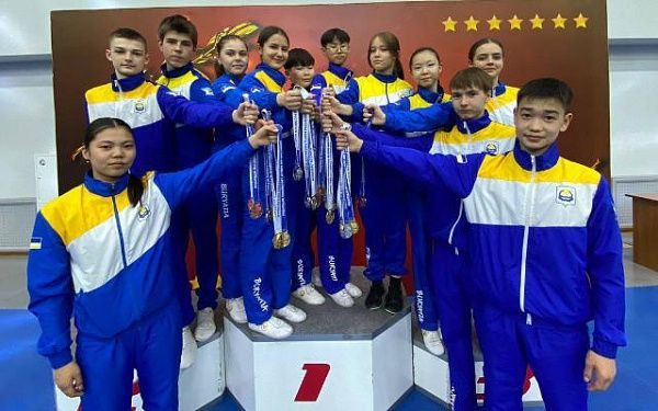 "Золотые драконы" из Бурятии завоевали 25 медалей на первенстве России по ушу