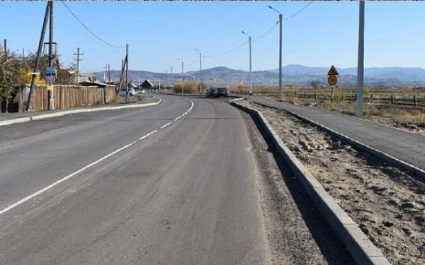 Капитальный ремонт трёх улиц завершили в Иволгинском районе Бурятии