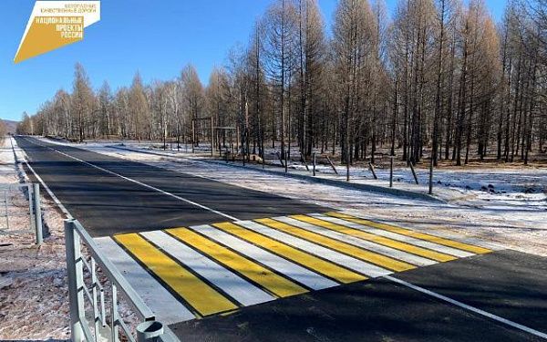 В Бурятии вблизи Закаменска заканчивается ремонт участка с 272 по 282 км региональной дороги