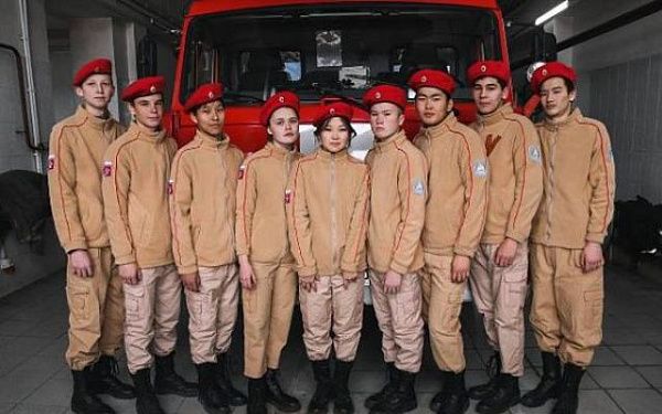 Команда из Бурятии участвует во Всероссийском конкурсе юных пожарных