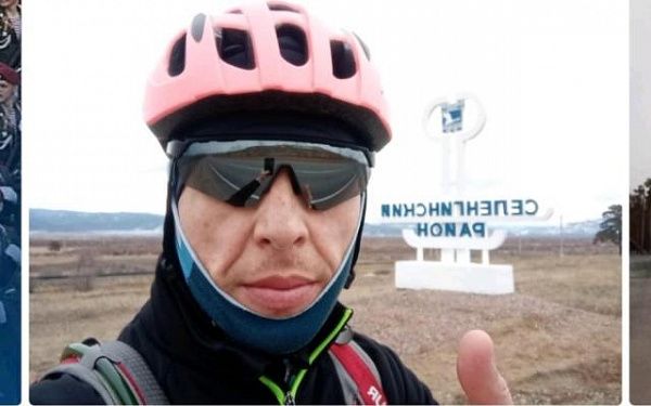 Росгвардеец проехал на велосипеде 210 км в честь юбилея войск правопорядка