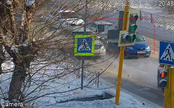 ДТП вызвало пробку на улице Николая Петрова в Улан-Удэ