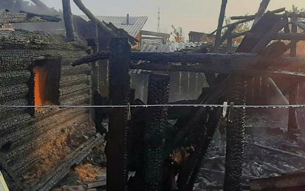 Пожарные спасли дом и несколько птиц