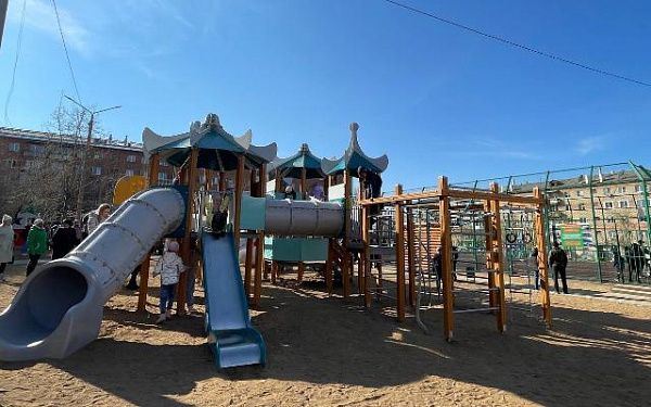 В Бурятии открыли самый большой детский игровой комплекс 