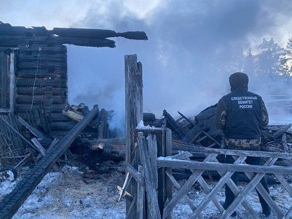 В Заиграевском районе устанавливаются обстоятельства гибели местного жителя во время пожара