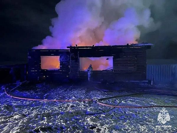 Многодетная семья в Бичурском районе осталась без жилья после пожара 