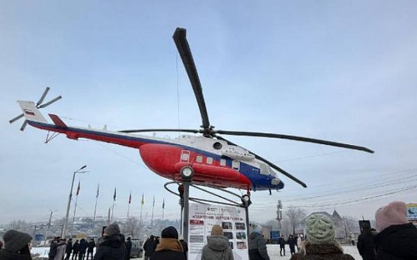 В Улан-Удэ памятник вертолёту семейства Ми официально открыт 