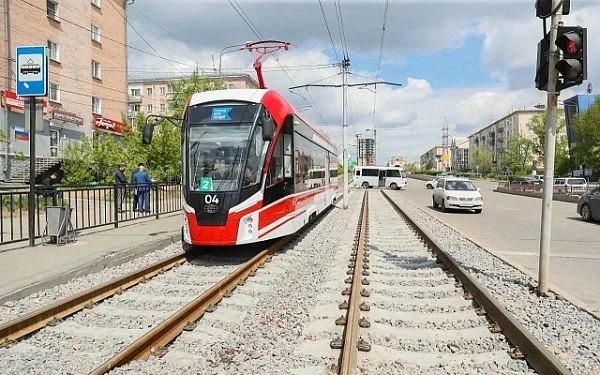 В Улан-Удэ растут пассажирские перевозки на трамваях