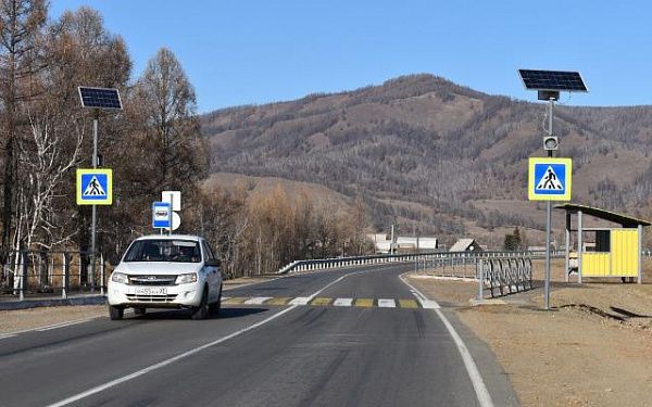 В Бурятии завершился ремонт участка дороги перед Закаменском