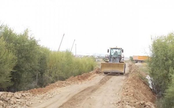 В Поселье Иволгинского района возвели дамбу