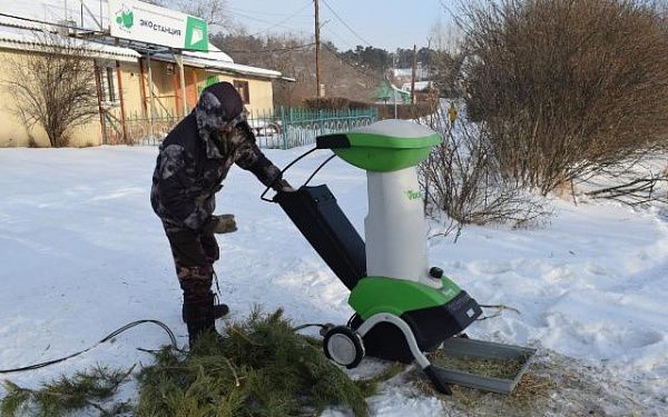 В Улан-Удэ новогодний символ после переработки пойдет на корм животным