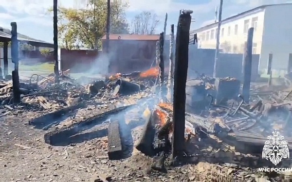 В Бурятии за сутки пожарно-спасательные подразделения реагировали на 10 возгораний