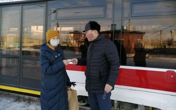 В Улан-Удэ волонтеры будут ездить в трамваях бесплатно