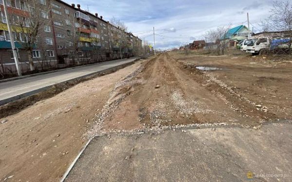 В Улан-Удэ начался ремонт дороги по улице Амагаева