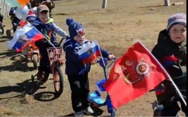 В районе Бурятии прошел велопробег детсадовцев 