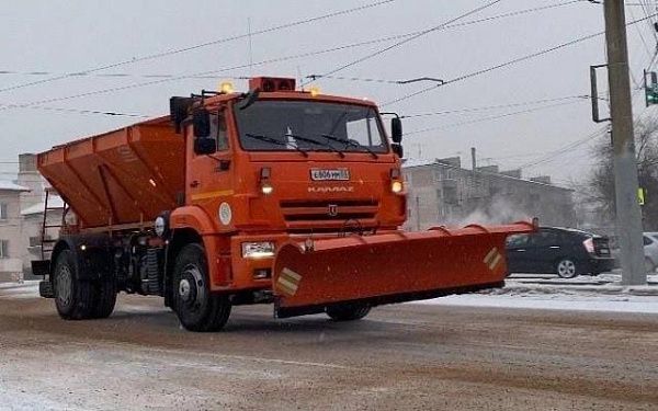 В Улан-Удэ идёт снег
