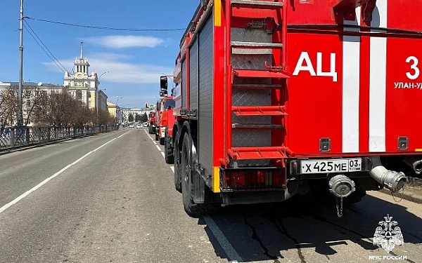 В Бурятии за сутки пожарные подразделения реагировали на 1 возгорание