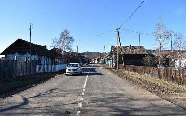 Обновлённую дорогу в селе Надеино в Бурятии оценили без замечаний