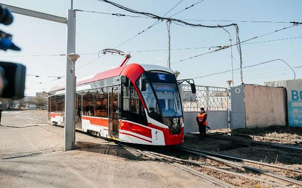 В Улан-Удэ запустили два новых трамвайных маршрута