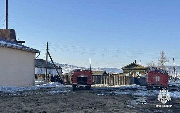 Ликвидирован пожар в котельной Мухоршибирского района