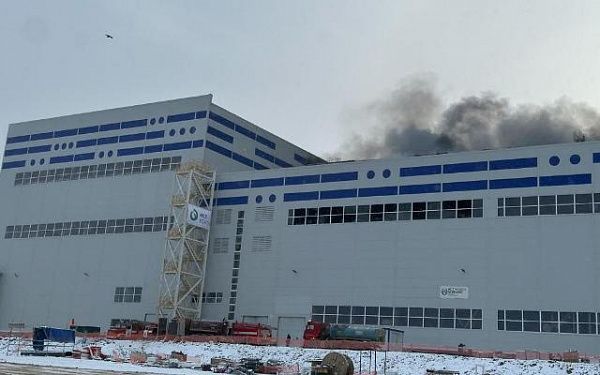 Горит ГОК "Озёрный" в Еравнинском районе Бурятии