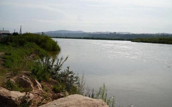 В Улан-Удэ река Селенга пошла на убыль