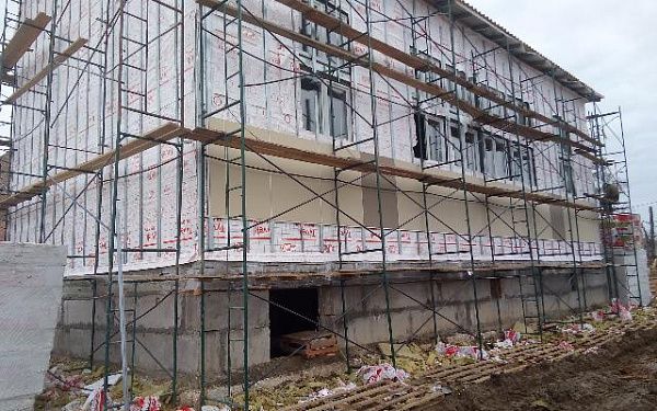 Строительство школы в с. Клюевка Кабанского района набирает темп