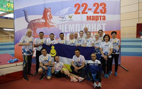 Ветераны Улан-Удэ заняли 2-е место на Чемпионате России по легкой атлетике