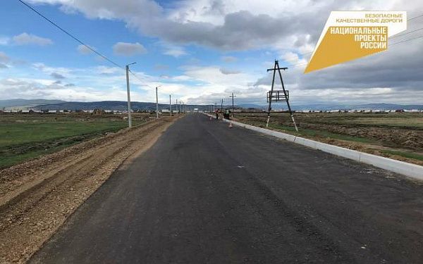 В Иволгинском районе в рамках нацпроекта завершили основные ремонтные работы на объекте «Нижняя Иволга-Аэропорт»