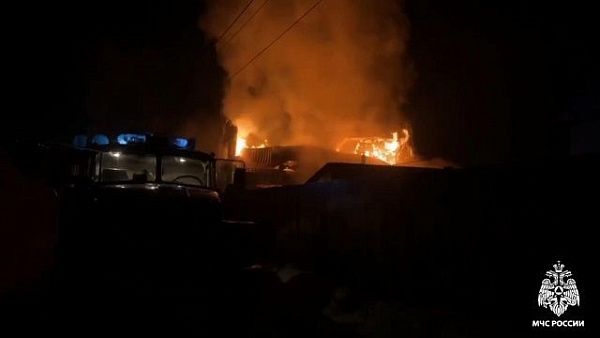 Женщина погибла на пожаре