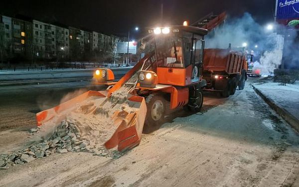 В феврале с городских улиц вывезли более 11 тысяч кубометров снега